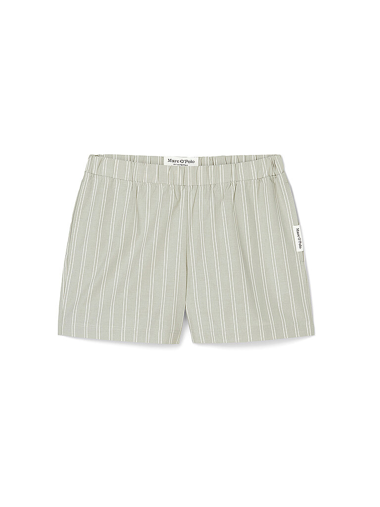 MARC O'POLO Pyjamahose Short Summer grün | XL